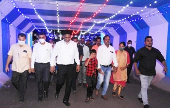 … And Clafacio birthday gift for Chandor too: Underpass opened
