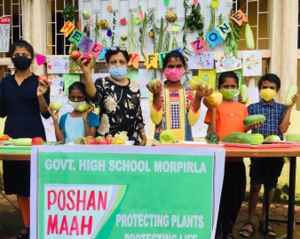 Poshan Maah at GHS Morpirla