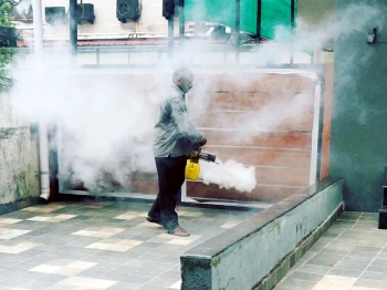 Pilerne panchayat fumigates 2 areas in Porvorim