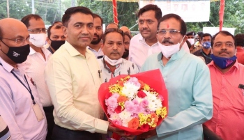 President, CM wish Shripad Naik on his birthday