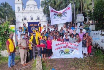 Global walk for peace held at Calangute