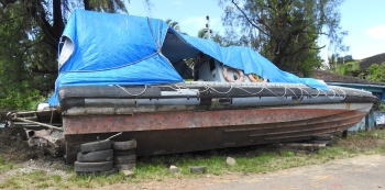Interceptors out of order, cops rely on private speed boat