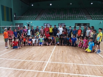 Coaching camp for shuttlers held at Ponda