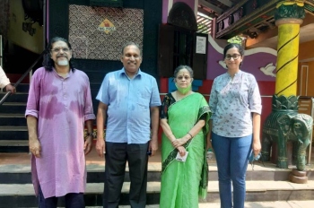 Justice S M Subramaniam visits Big Foot