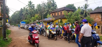 Rozgar Yatra at Vasco, Mormugao, Sanvordem attracts large crowds