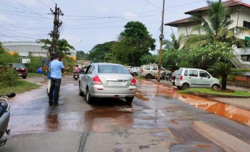 Water pipeline ruptures at Colmorod yet again