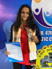 Swimmer Sanjana wins second medal at nationals