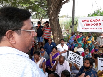 GMC kiosk owners suspend stir after promise from St Cruz MLA