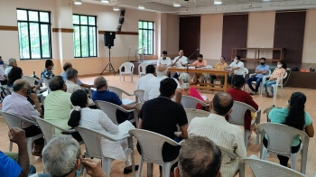 Chicalim gramsabha meet raises heat on joggers Park, STP plant