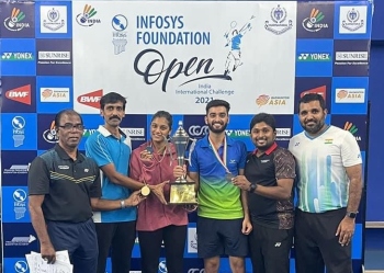 Shuttler Tanisha wins gold, silver at Bengaluru event