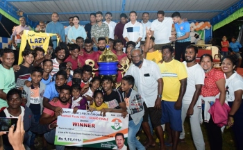 Lazy Boys win Curchorem football tourney