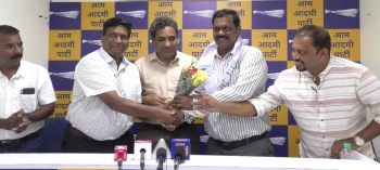 Raia ZP member and ST leader Gaonkar joins AAP