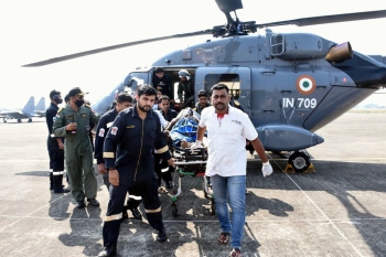 Navy evacuates fisherman at sea