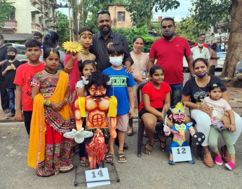 For a change, mini-Narkasur contest for kids in port town