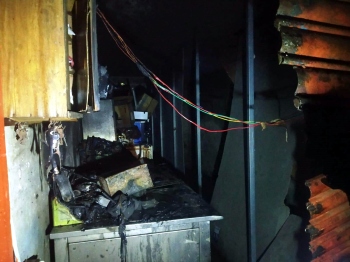 Lucky escape for owner as cylinder explodes at shop