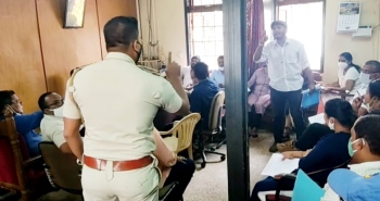 Police intervene to maintain order at Cuncolim council meet marred by spat