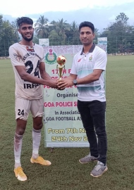 Goa Police Cup: Irfan fires Panjim Fooballers into semis