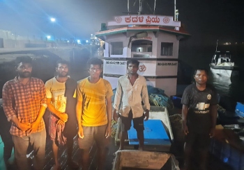 Coast Guard rescues 5 fishermen off Goa coast