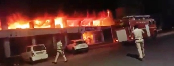 Five shops gutted in Margao blaze, property worth Rs 1.30 cr destroyed