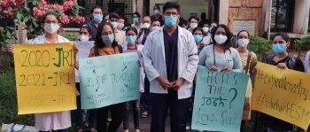 Resident doctors protest, seek revocation of ESMA