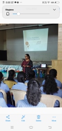 Talk on Social Awareness held at SFX Higher Secondary School, Siolim