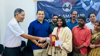 Goan boxing celebrates Shrisha's rare feat