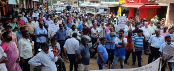Sattari farmers protest over wildlife menace