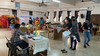 Blood donation camp at Carmel College