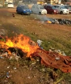 Burning issue: Margao fair waste disposed by burning