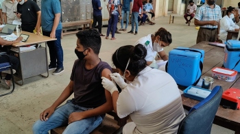 Sanjay school, ITI college students get jabs in port town