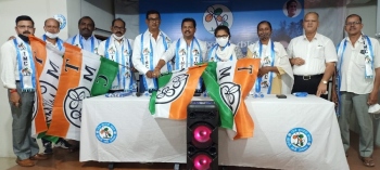 7 grassroot leaders from Dabolim, Aldona & Cumbarjua join TMC
