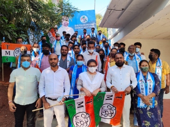 Over 40 ex-BJP booth workers from Porvorim join Trinamool