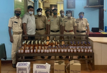 Canacona police seize liquor consignment