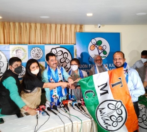Ex-Velim MLA Benjamin joins TMC with over 100 supporters