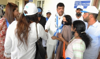 Kith and kin join Saxtti candidates while filing nominations