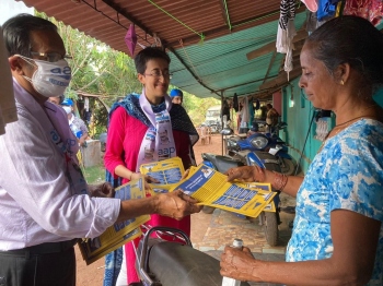 Atishi campaigns for Nuvem candidate