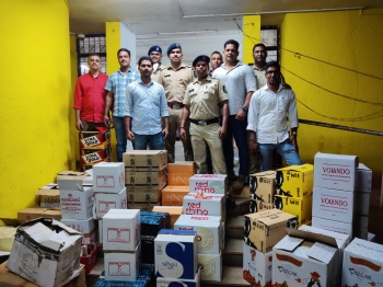 Liquor seized in Porvorim