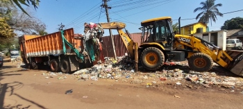 Chimbel VP finally clears waste piled near MRF