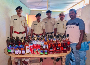 Alcohol worth Rs 1.23 lakh seized in Canacona