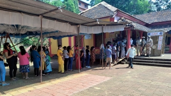 Chaos at polling booths in Canacona