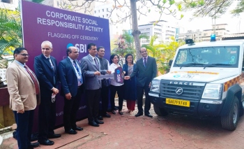 SBI offers ambulance to Street Providence