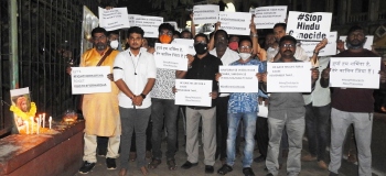Protest in Margao over murder of Bajrang Dal activist in K’taka