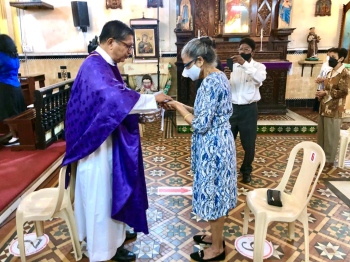 Blessing of Ashes at Panaji Church