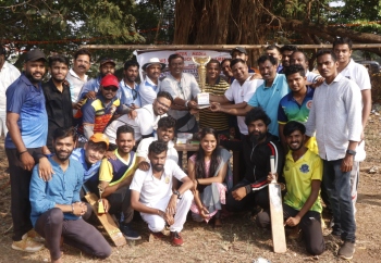 Goan Varta Live wins Inter-Media tennis ball cricket tournament