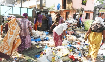 MMC resumes dry waste baling at old fish market