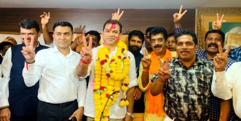 Hat-trick win for BJP's Khaunte in Porvorim
