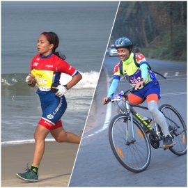 ‘Vorrad 5.55’ duathlon in Benaulim on April 3