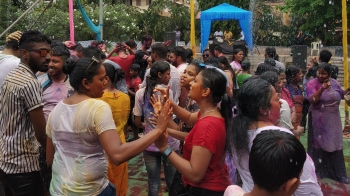 Holi revelry subdued in Mapusa