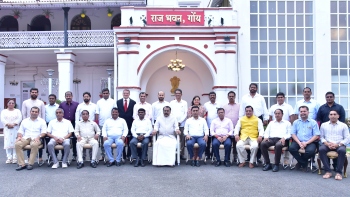 Governor hosts high tea for newly-elected MLAs)