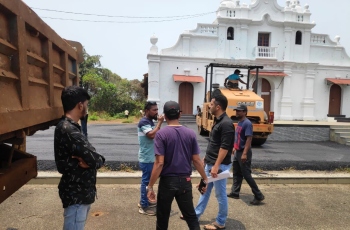 Benaulim in spotlight as Churchill’s nephew supervises road works